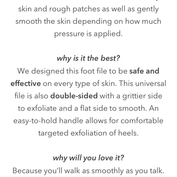 Barefoot Scientist Smooth Things Over Foot File NIP NEVER OPENED Aqua blue - Picture 4 of 9